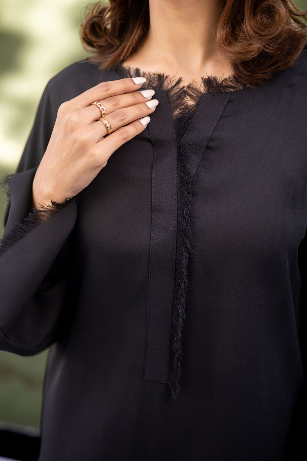 Khushboo & Pankaj Noir Ease Black Kurta Set
