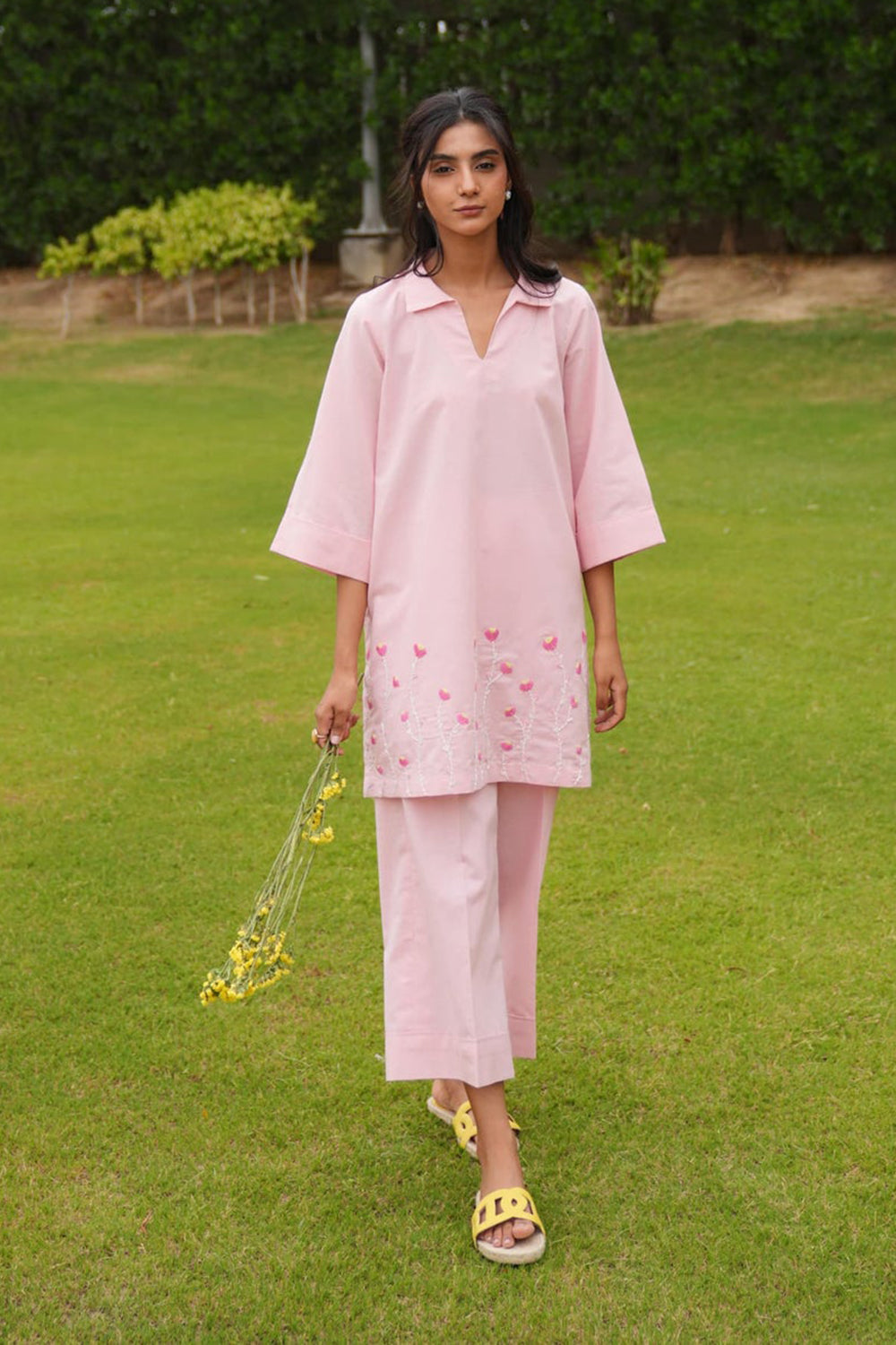 Khushboo & Pankaj Summer Pink Co-ord Set