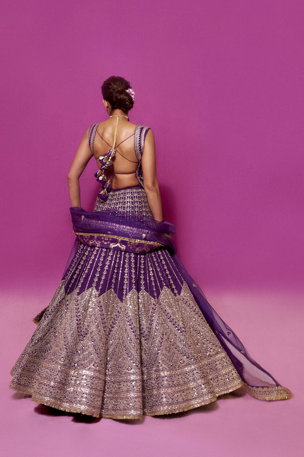 Kubbra sait in Razia Lehenga Set