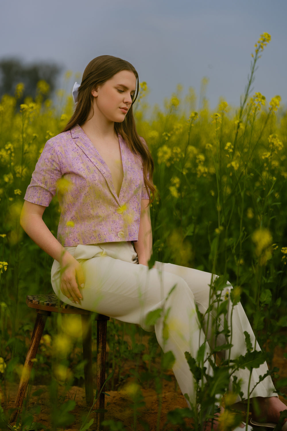 Lavender Short Blazer