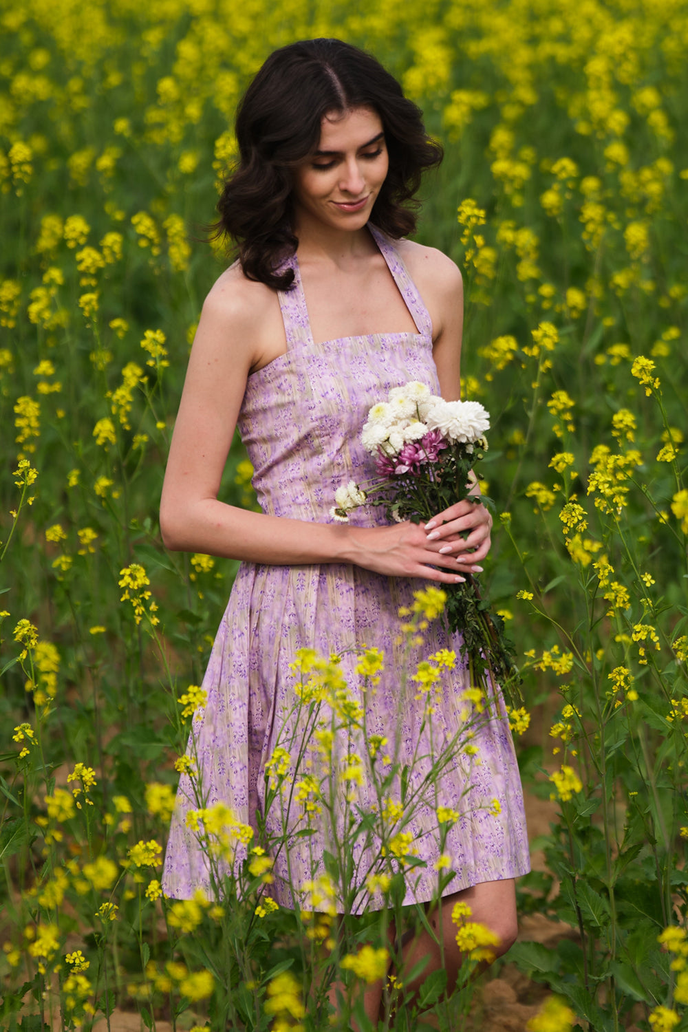 Lavender Short Dress