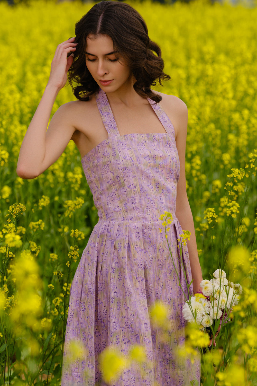 Lavender Short Dress