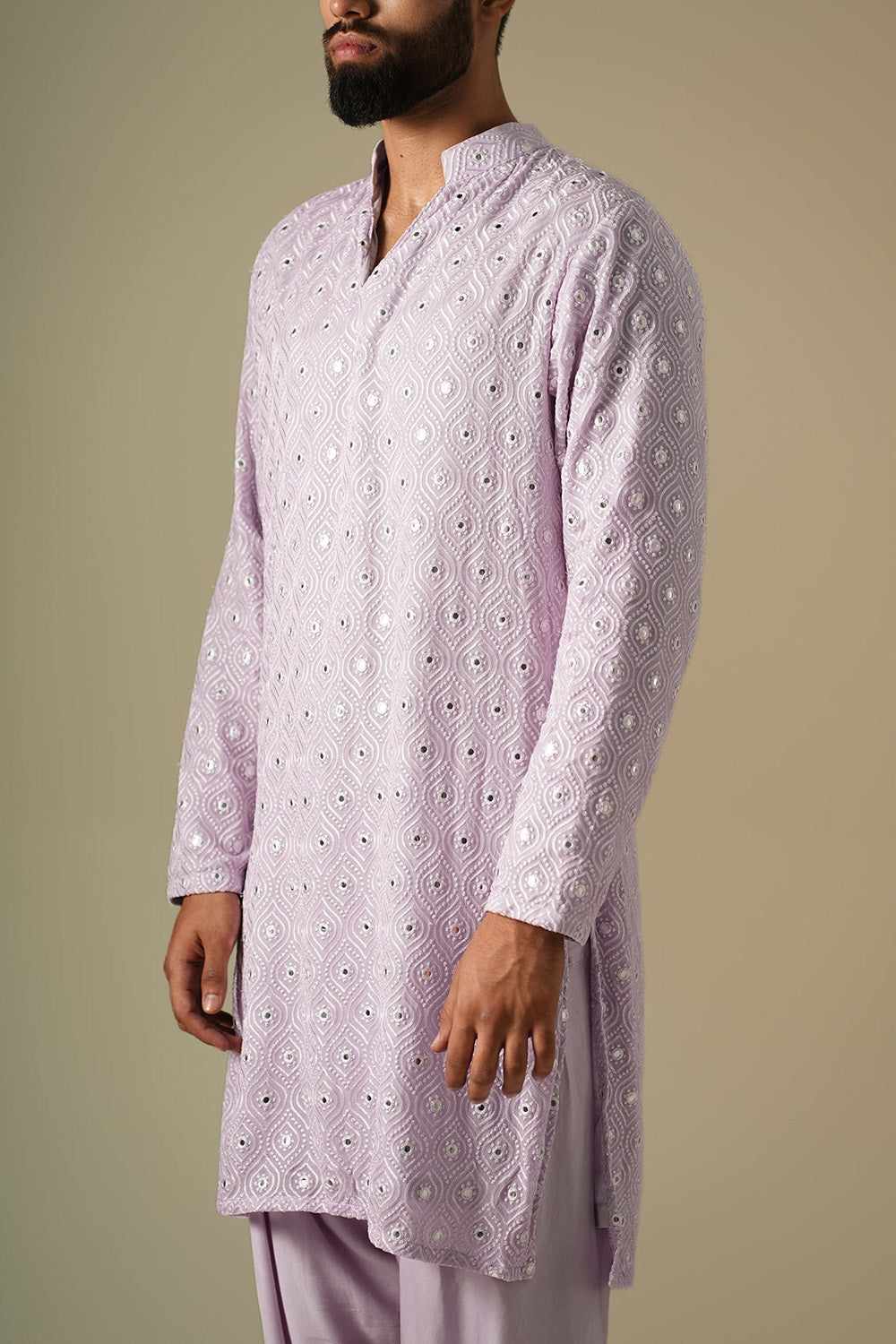 Lavender Taara Kurta Set