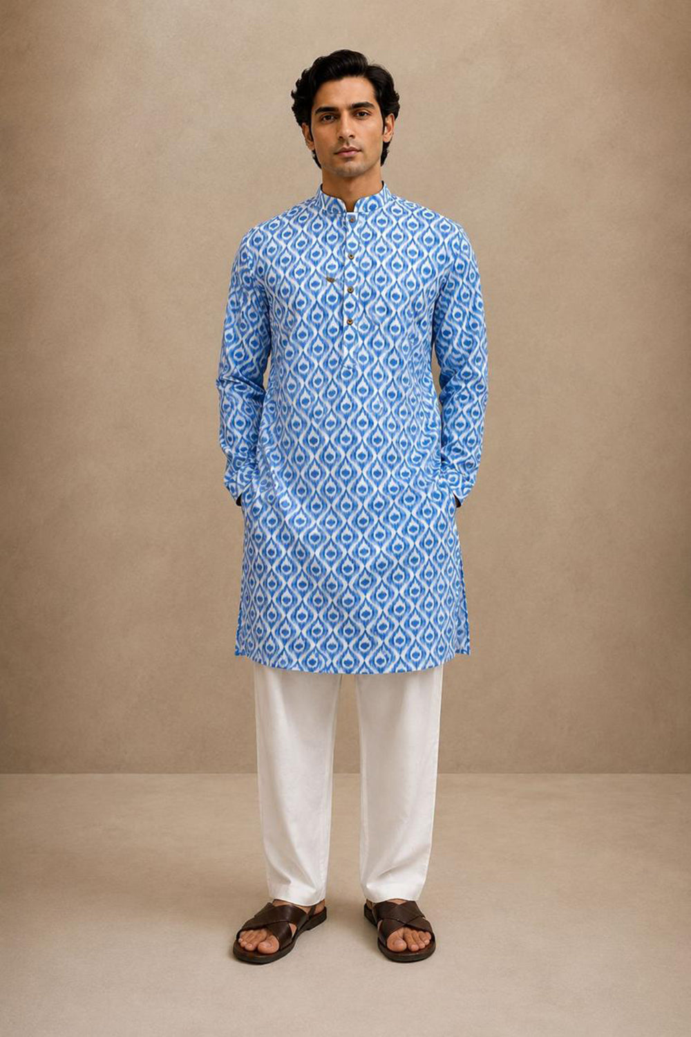 Light-Blue Kurta Pajama