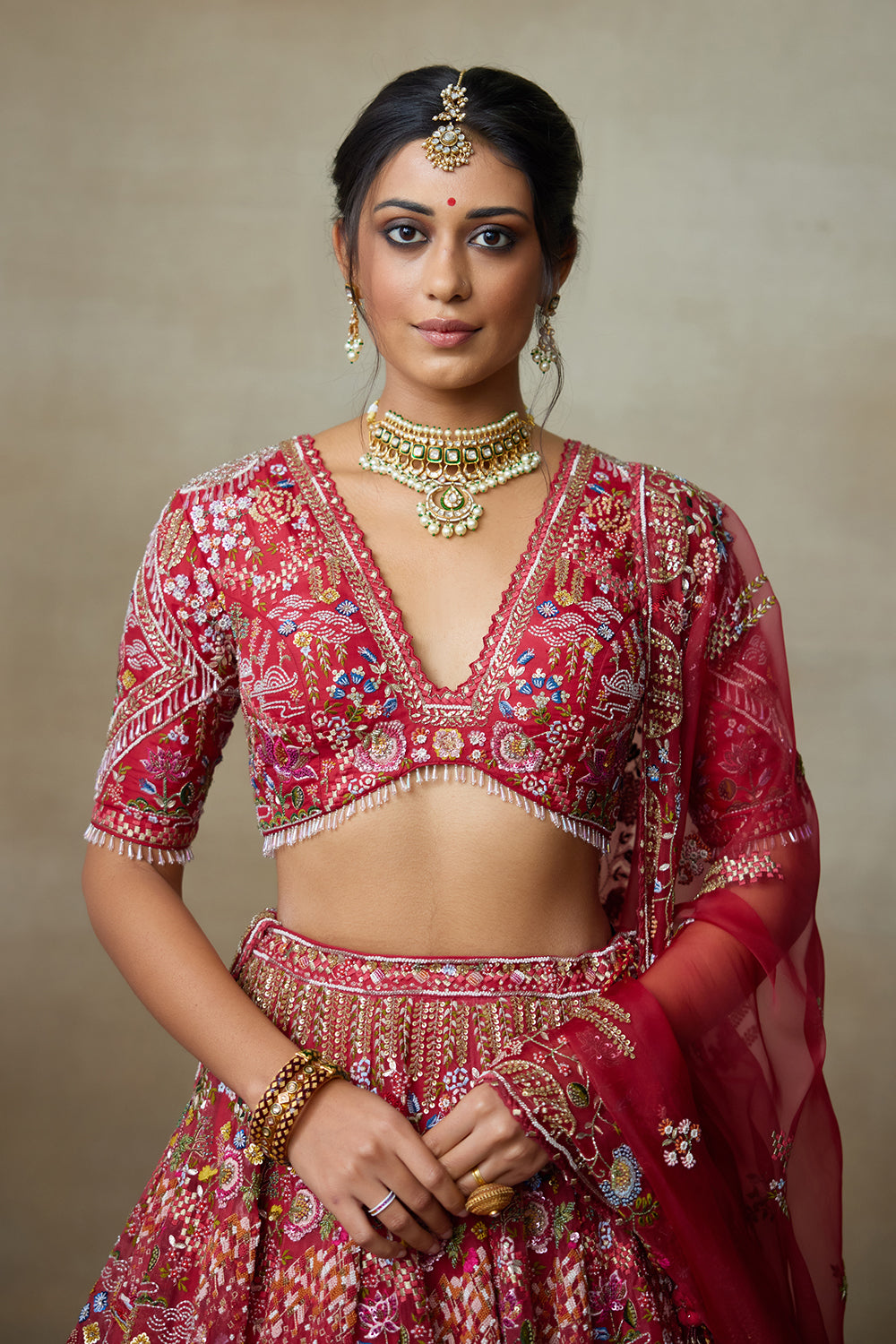 Lovebirds Lehenga Set