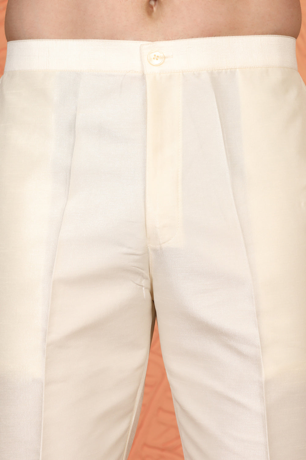Lucknowi Embroidered Nawaab Saab Kurta with Back Elastic Pants