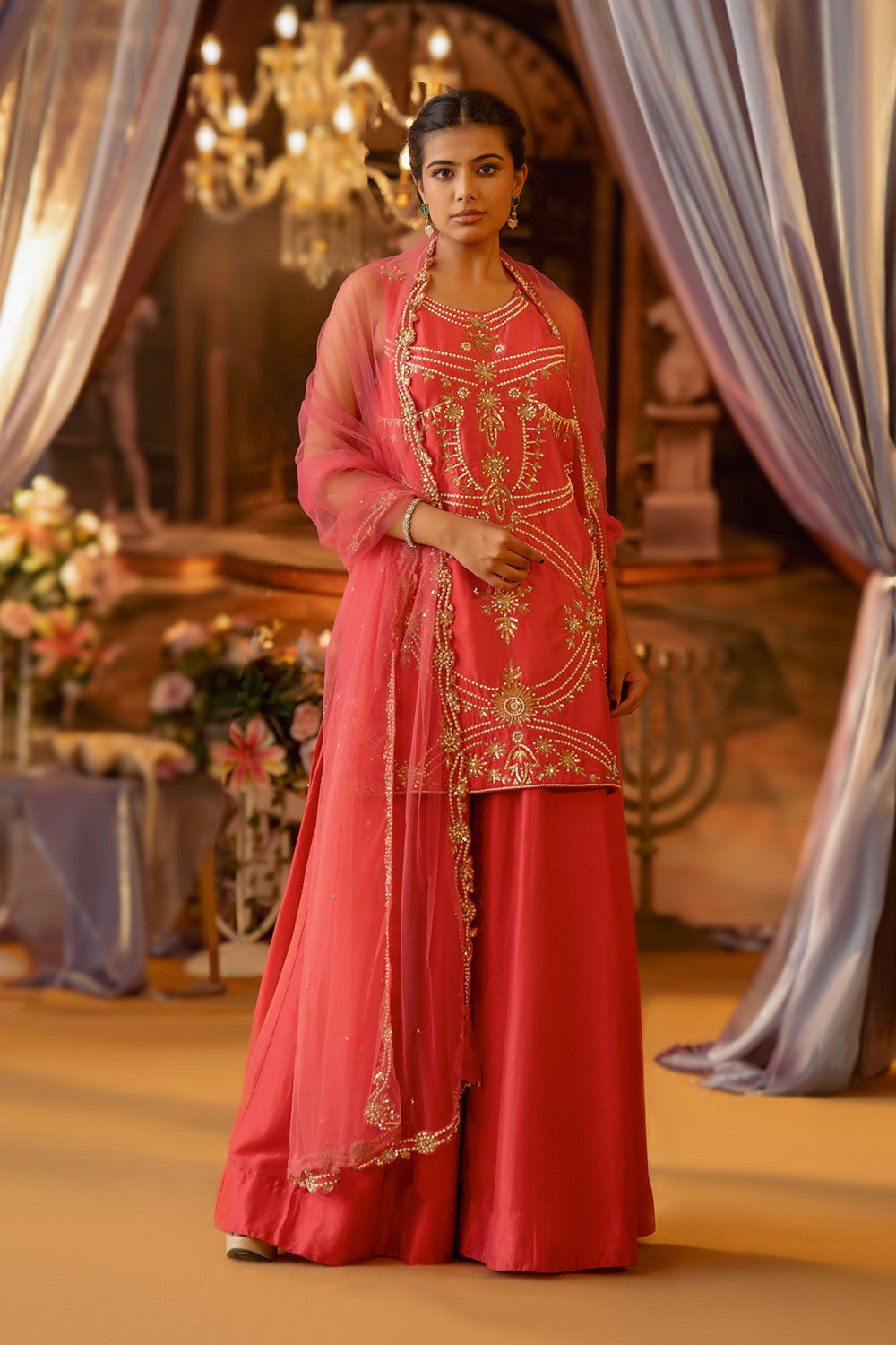 Magenta Pink Sharara