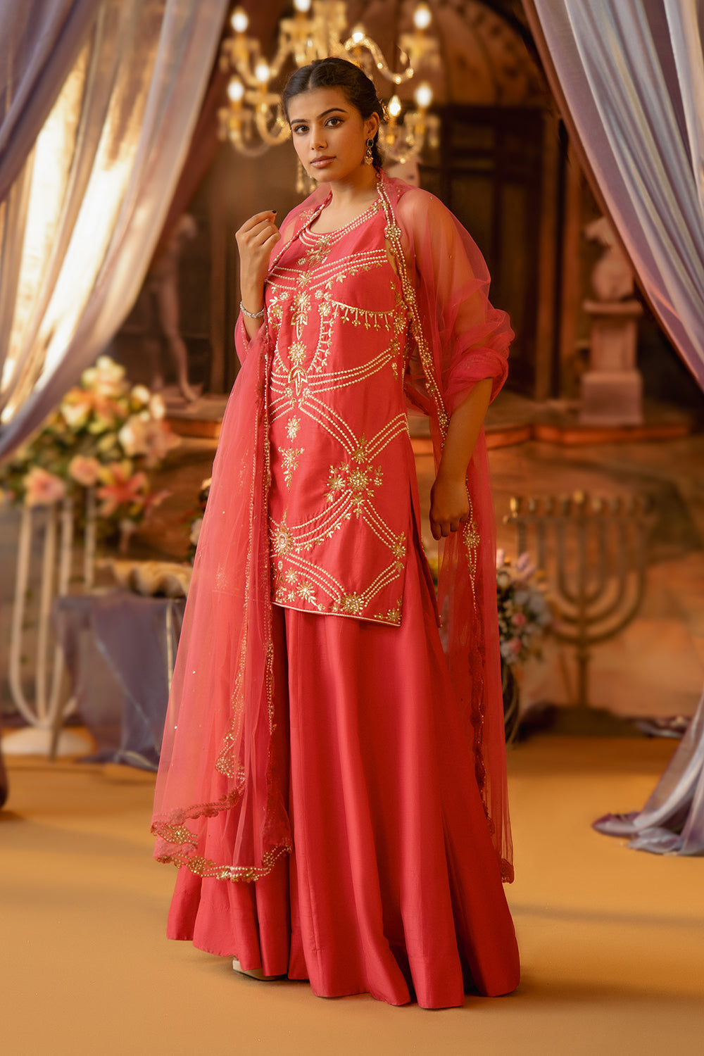 Magenta Pink Sharara