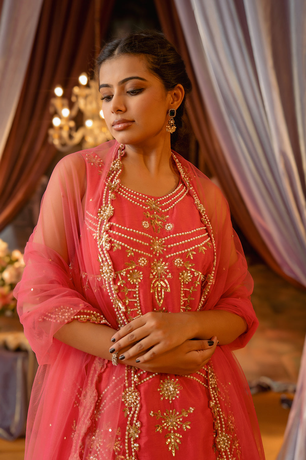 Magenta Pink Sharara