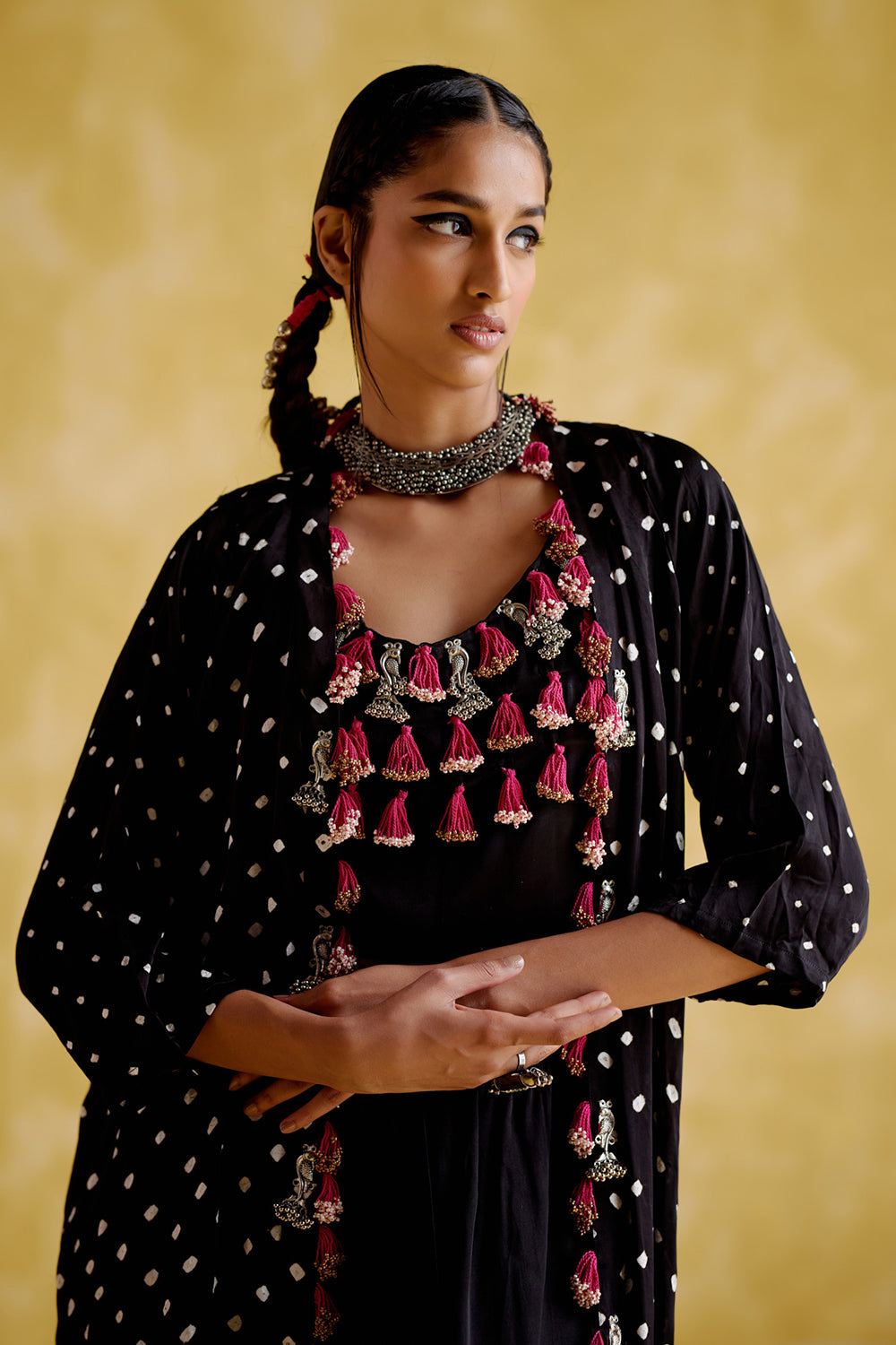 Malini Black Bandhini