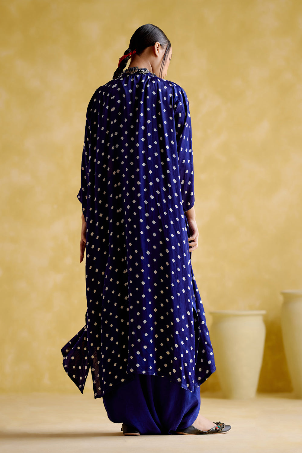 Malini Blue Bandhini