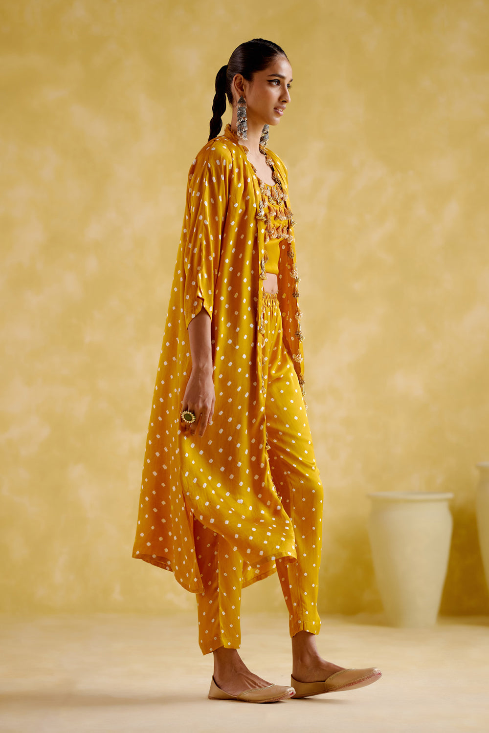 Malini Yellow Bandhini