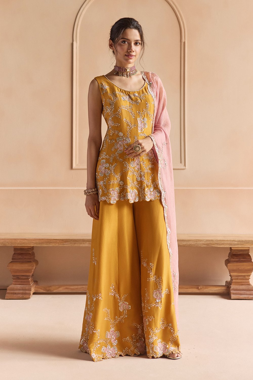 Marigold Sharara Set
