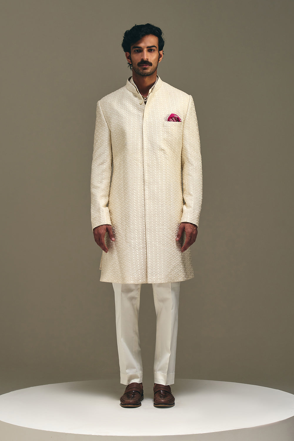 Meander Achkan Set