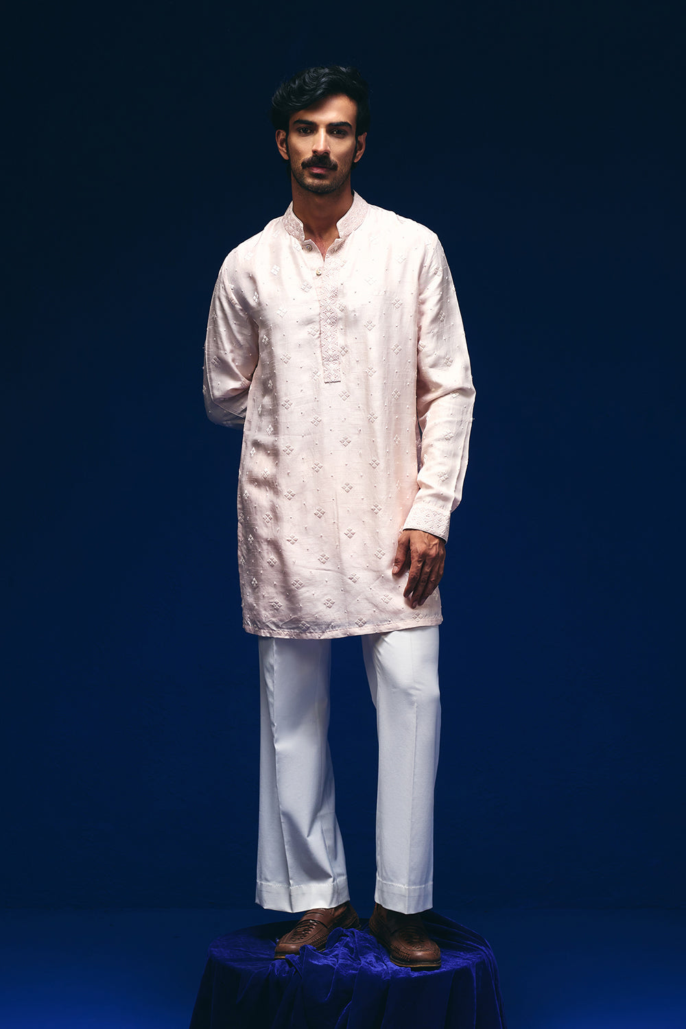 Meander Nehru Jacket Set