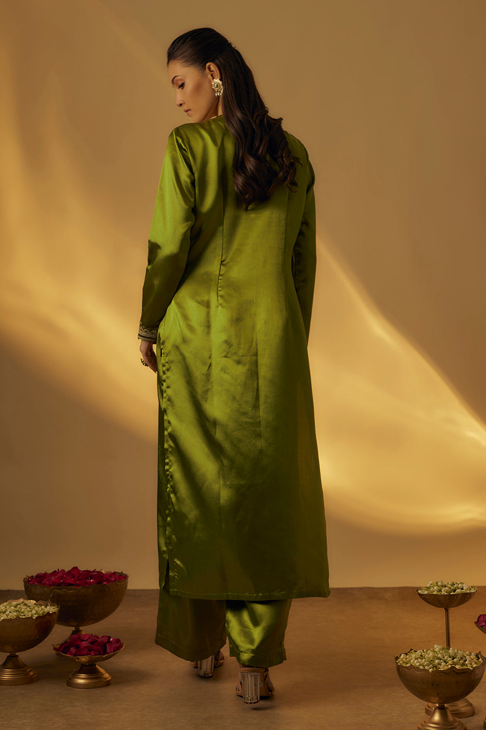 Mehendi Green Kurta Set
