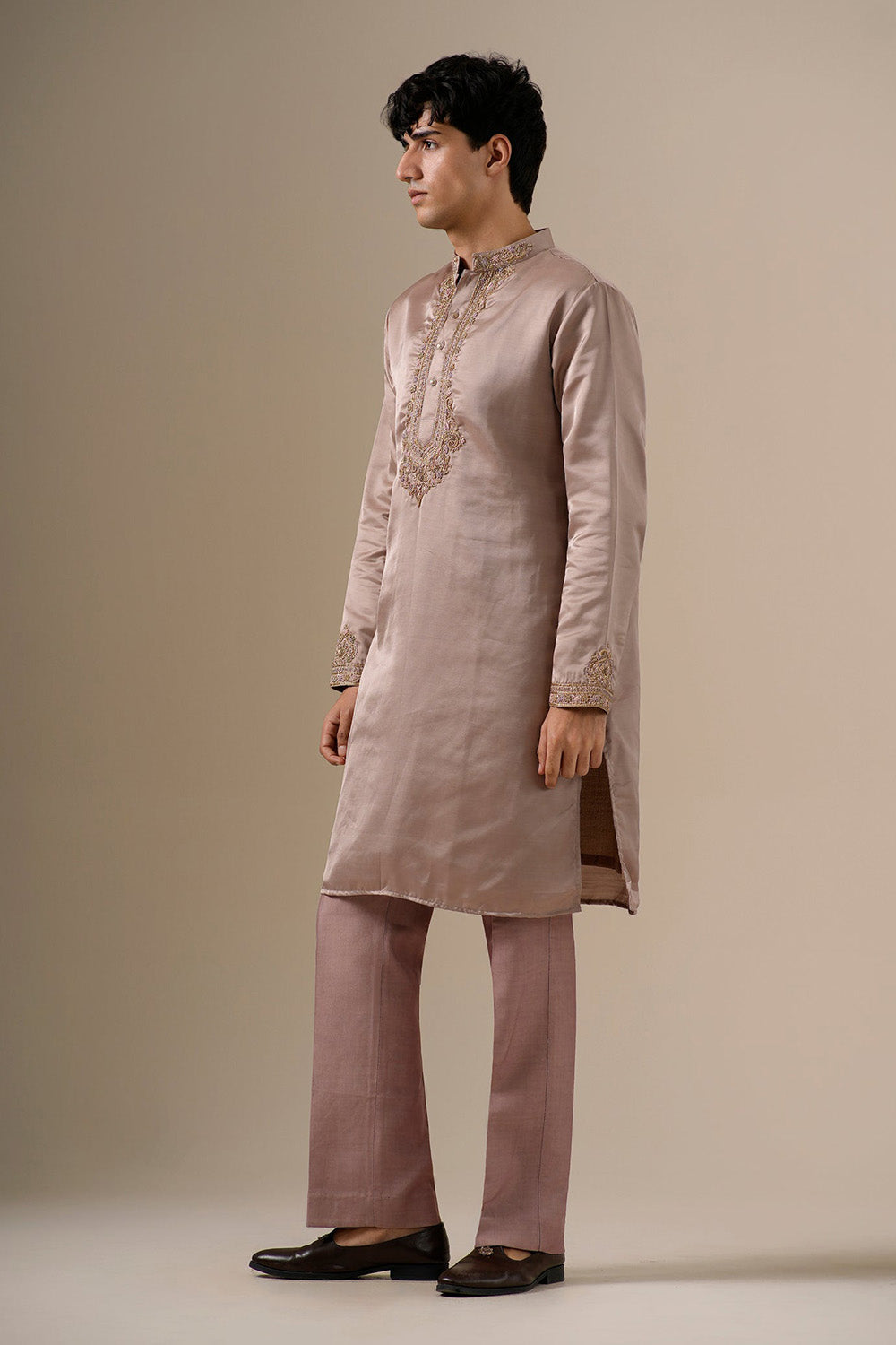 Mehfil Mauve Kurta Set