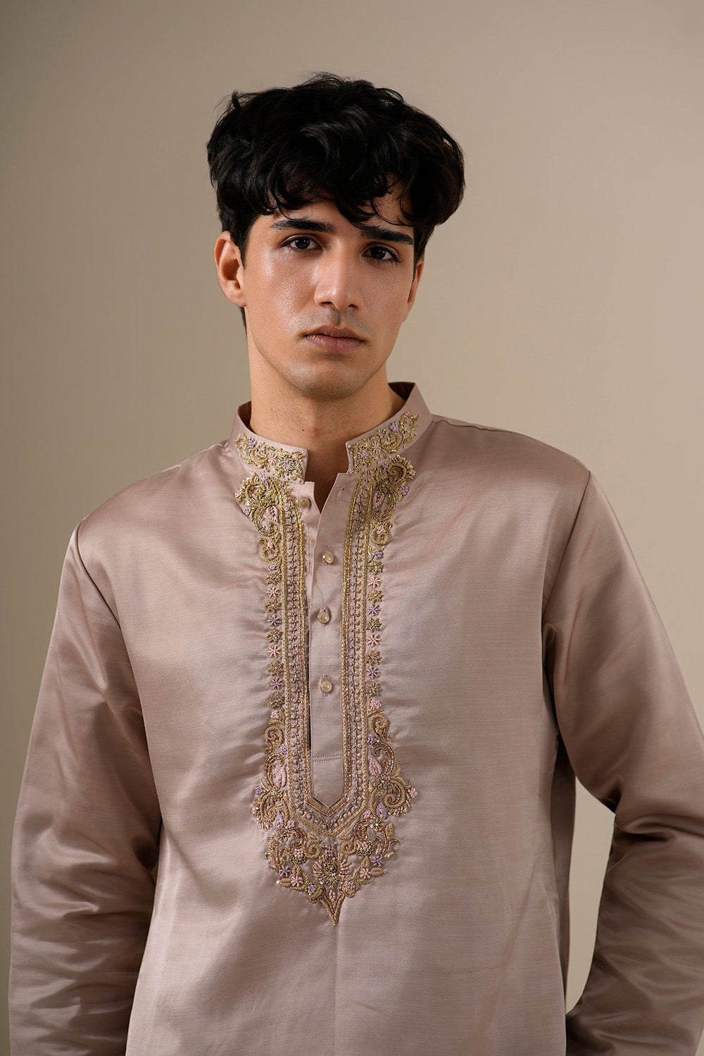Mehfil Mauve Kurta Set