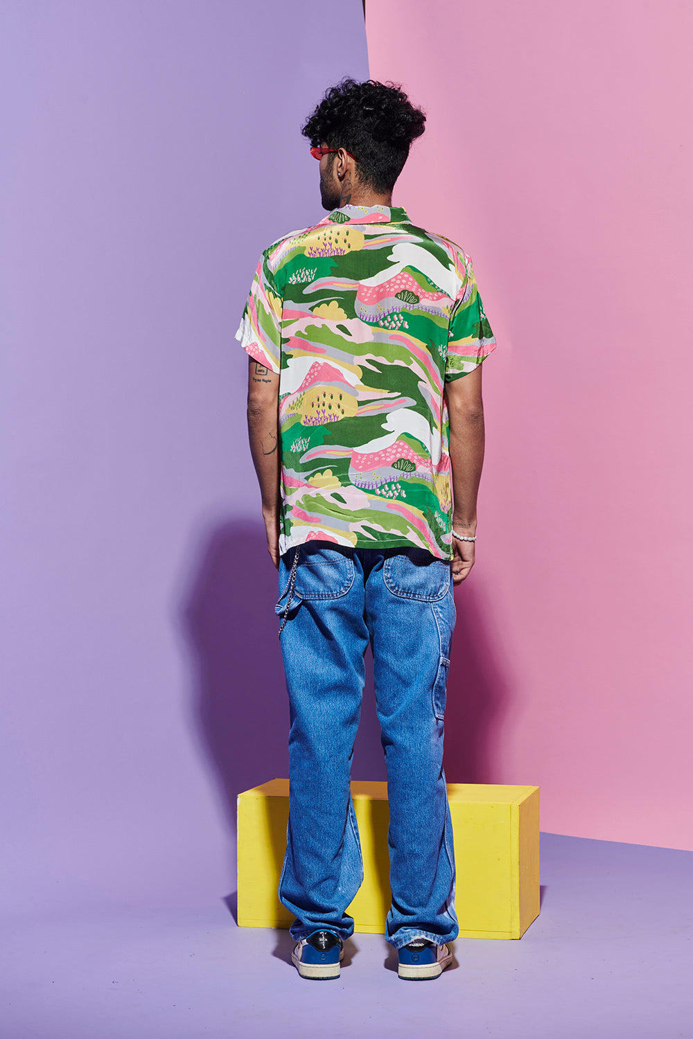 Men's Shirt in scenery Print