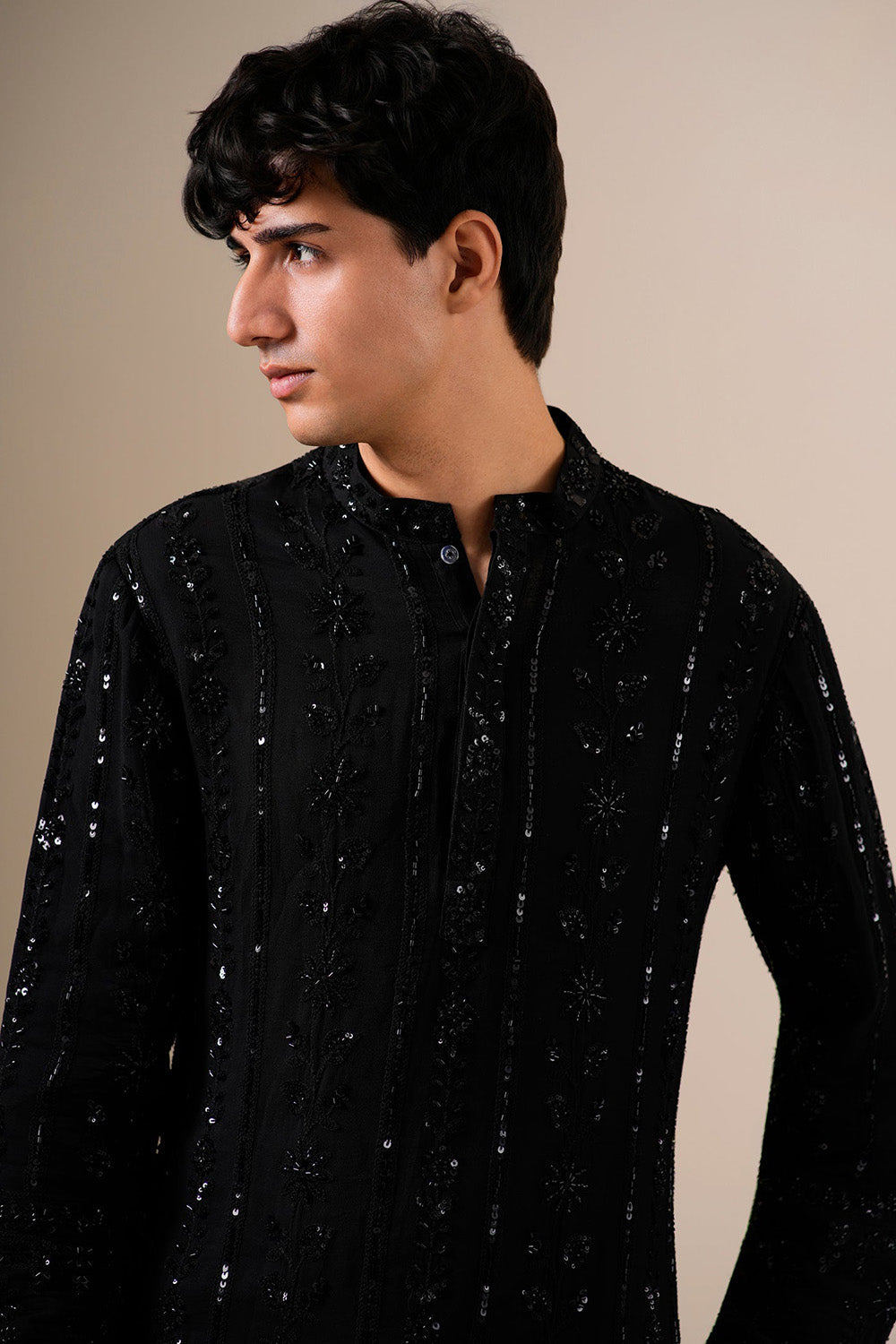 Midnight Black Patiyala Set