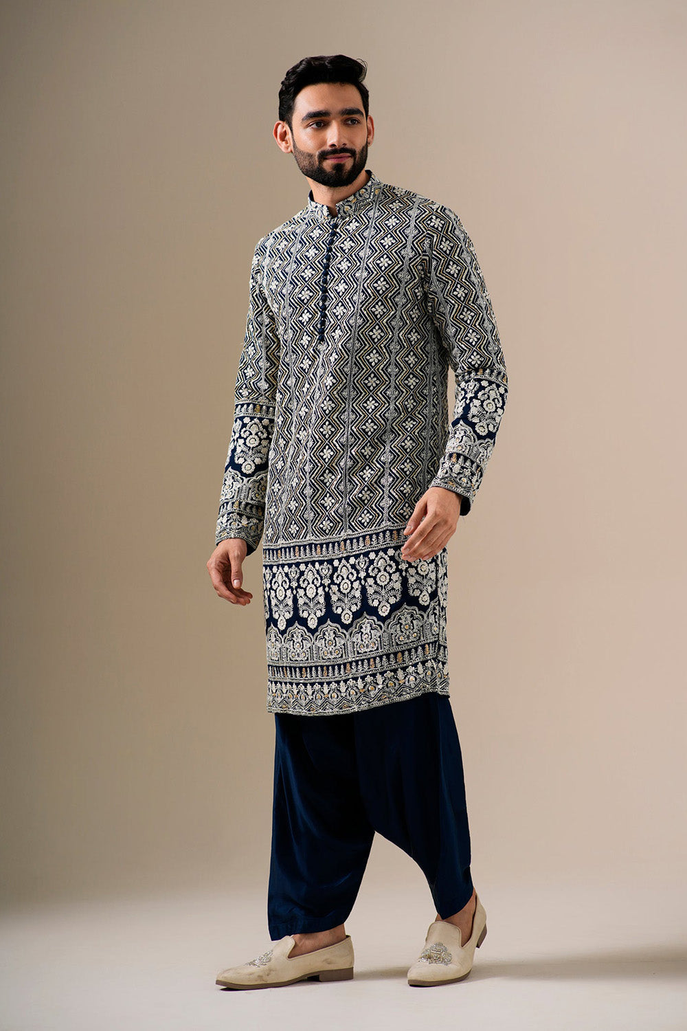 Midnight Motif Patiyala Set