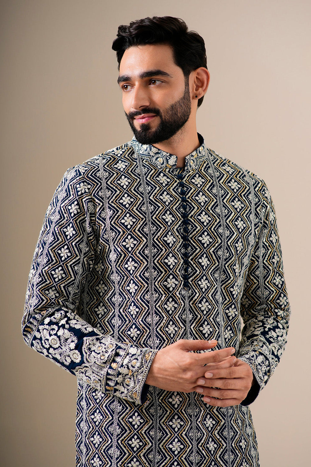 Midnight Motif Patiyala Set