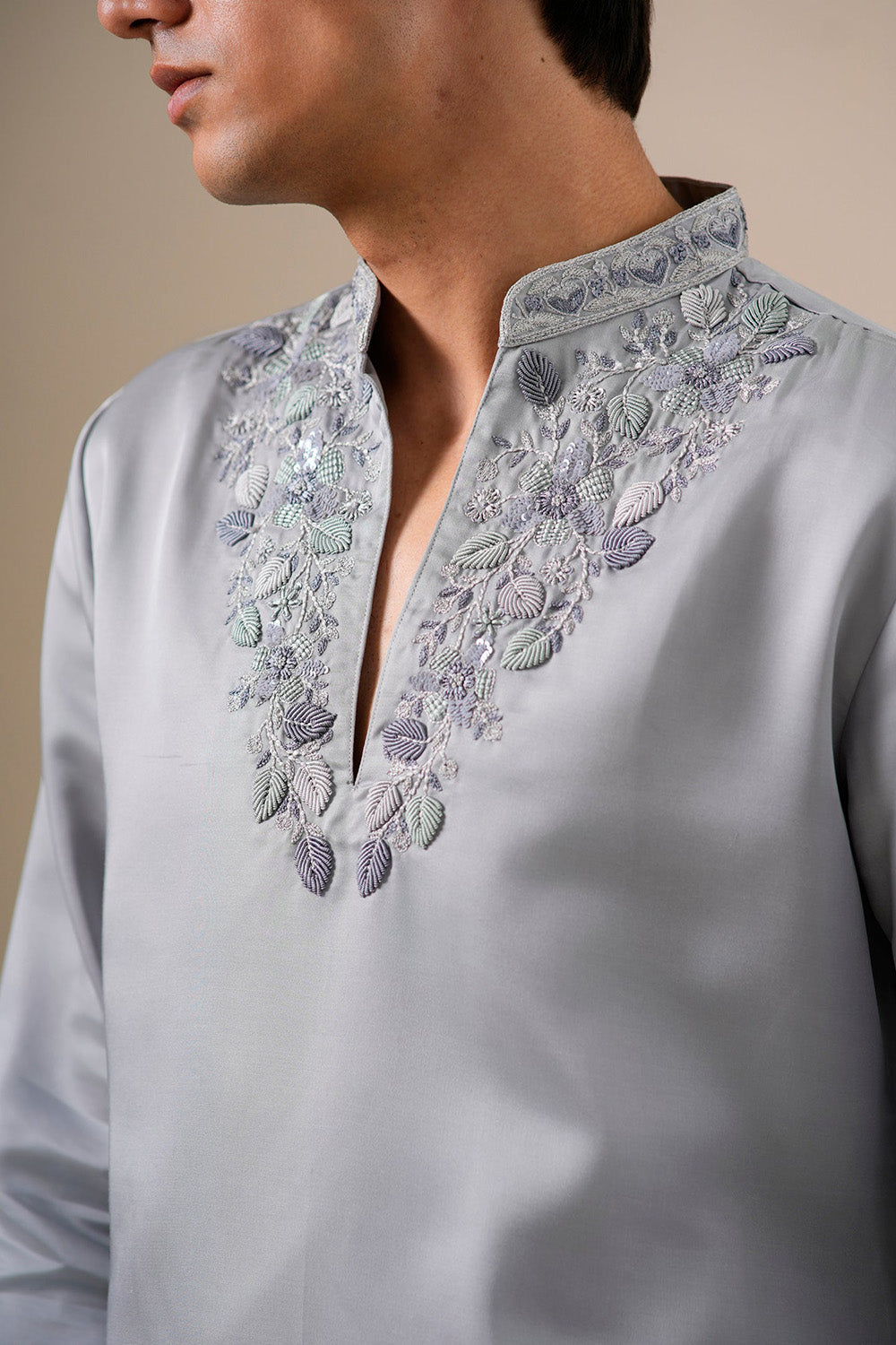 Moonstone Leaf Kurta Set