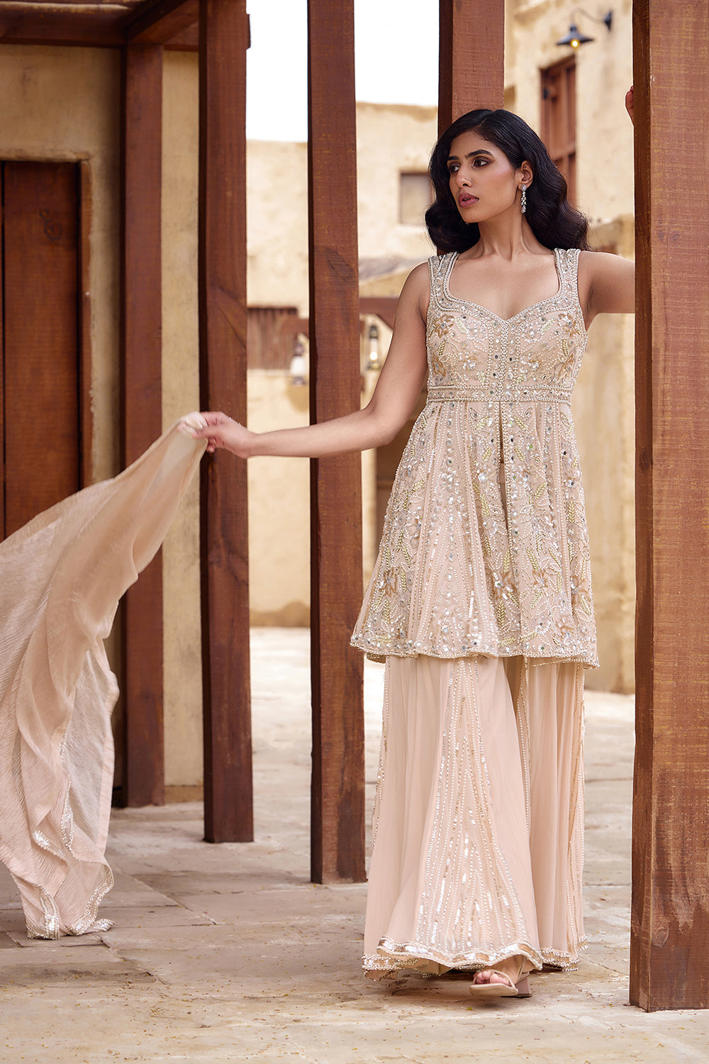 Mrinalini Sharara Set