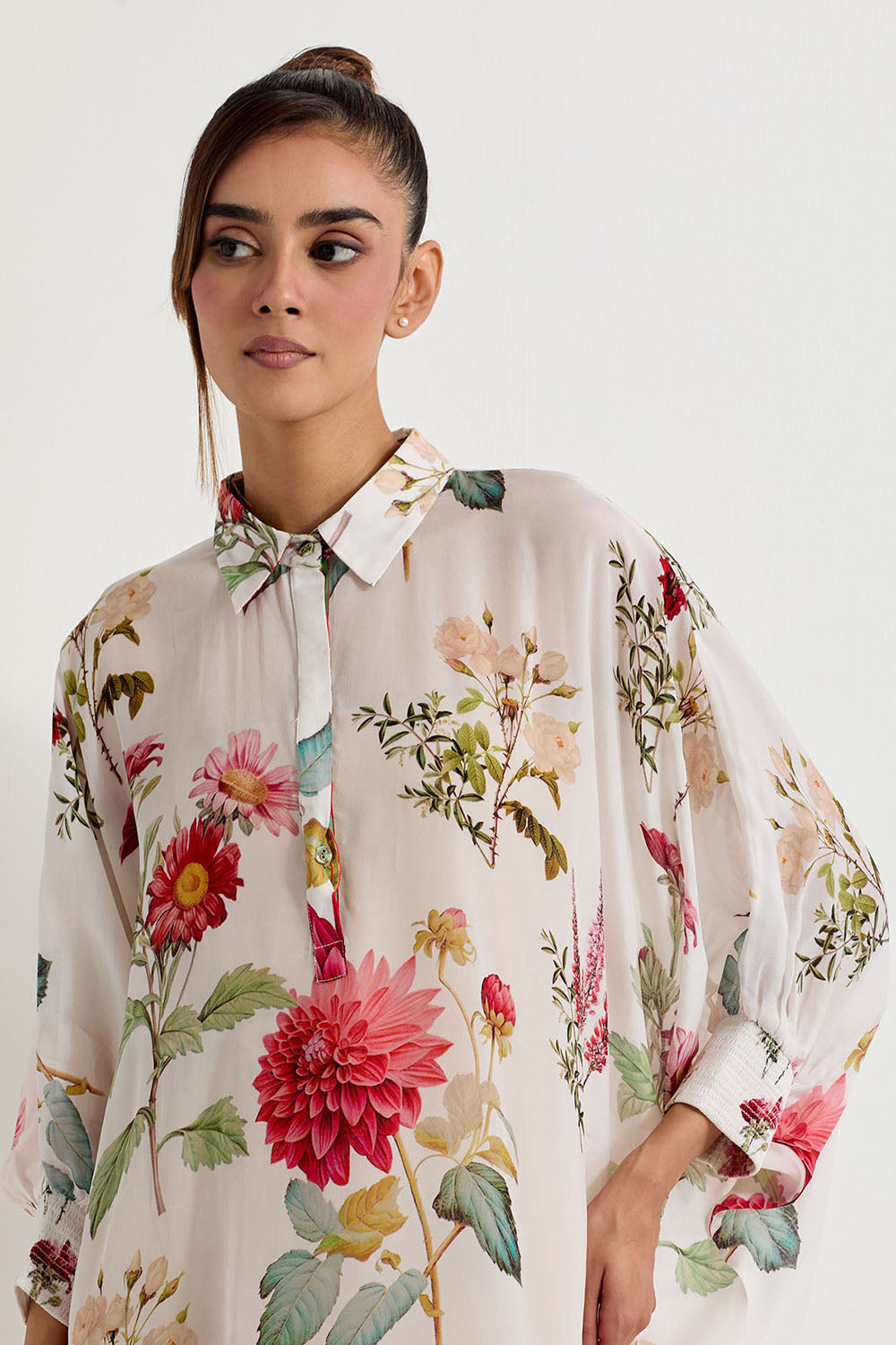 Multi Colour Crepe Dress