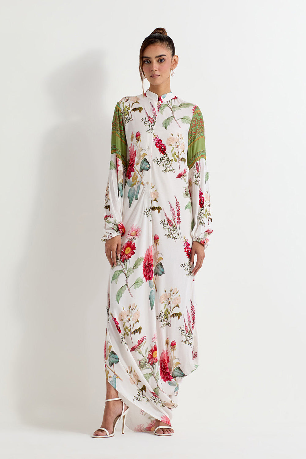 Multi Colour Dress In Georgette