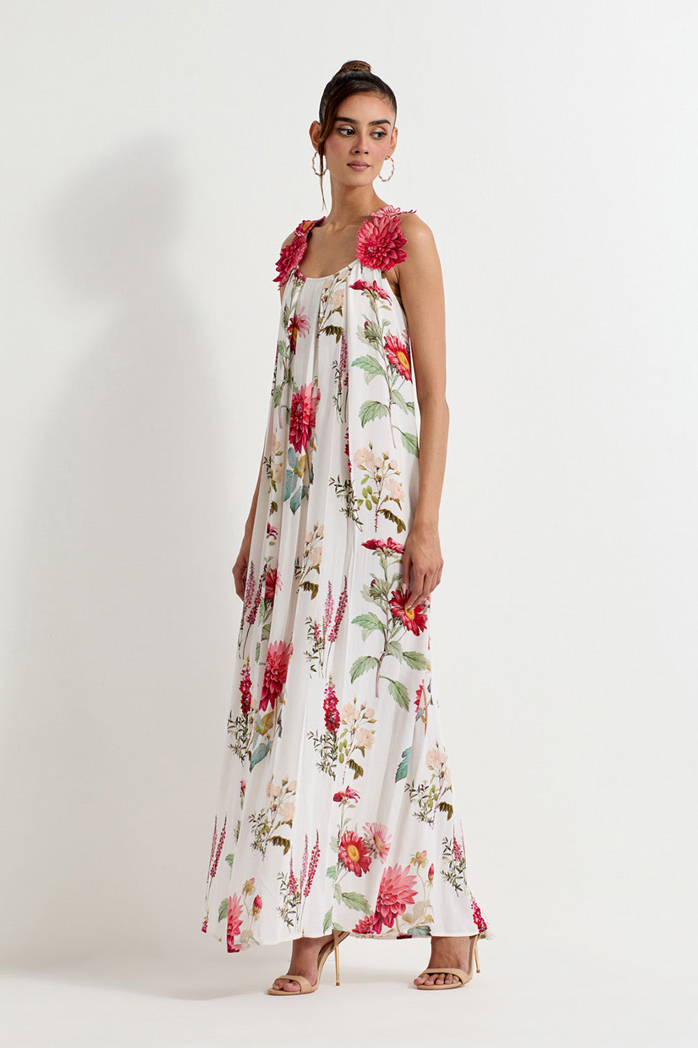 Multi Colour Gerogette Dress