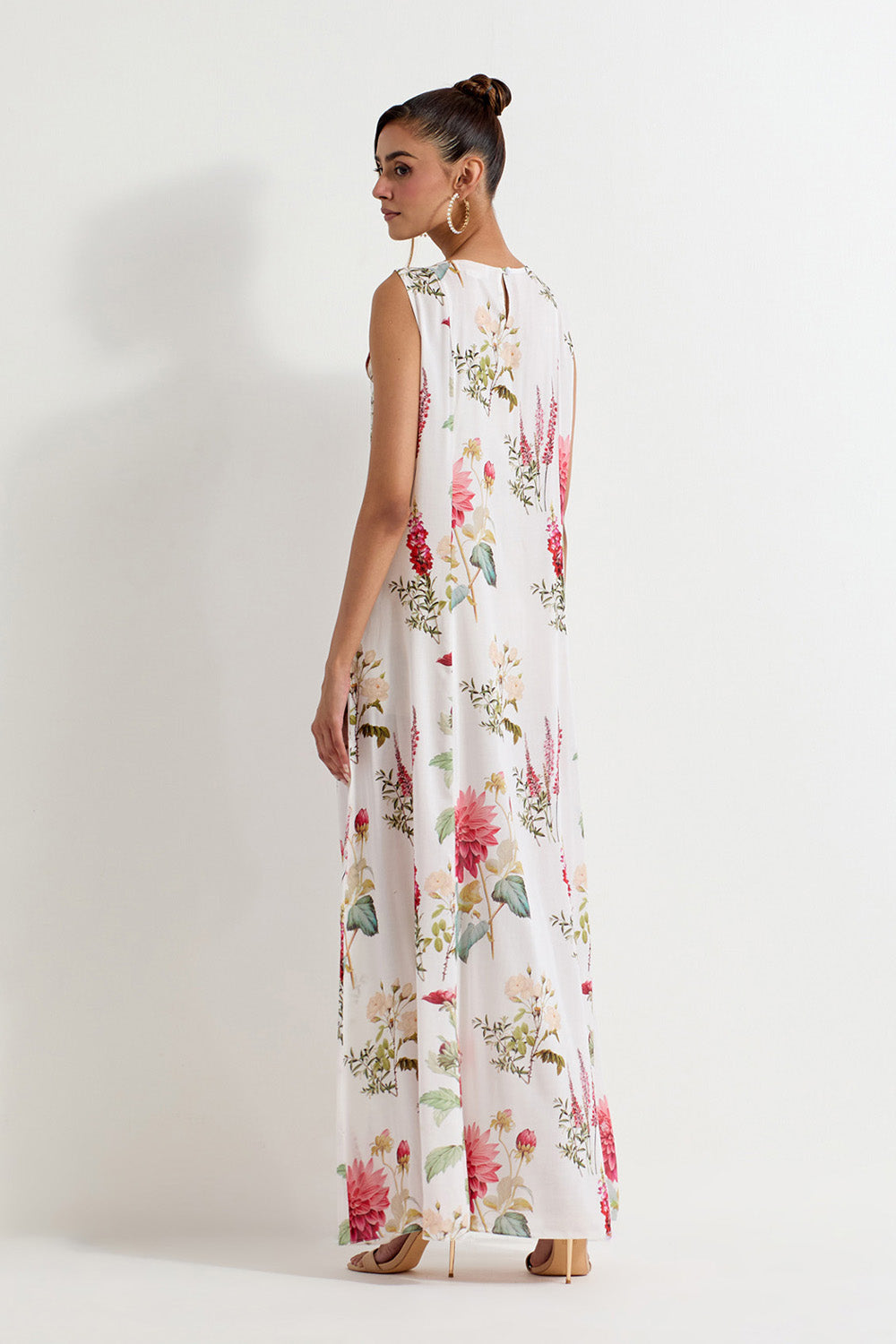 Multi Colour Printed Rayon Dress