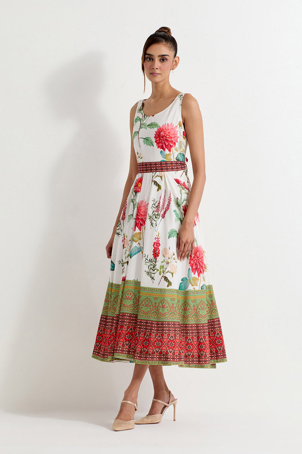 Multi Colour Rayon Dress