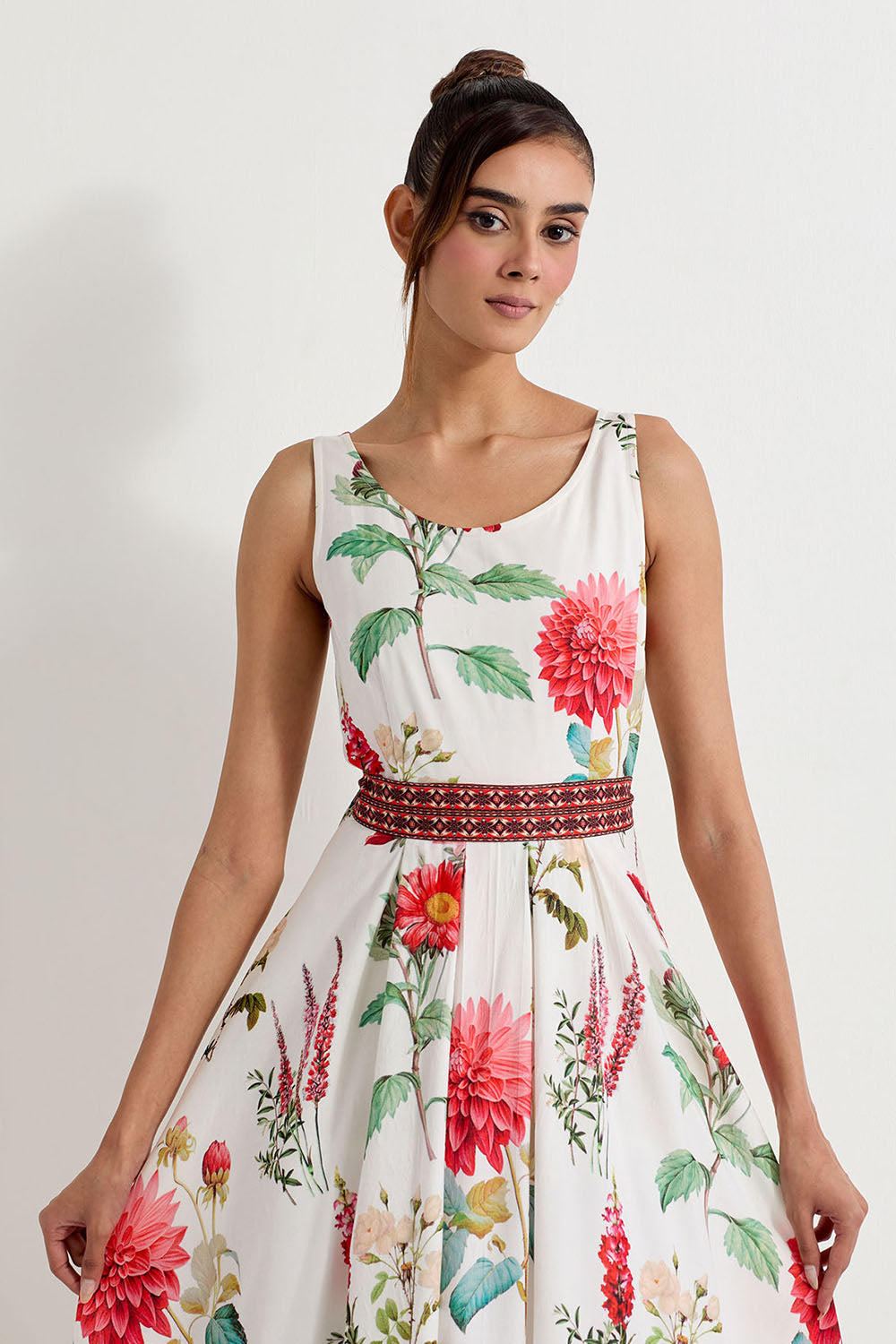 Multi Colour Rayon Dress