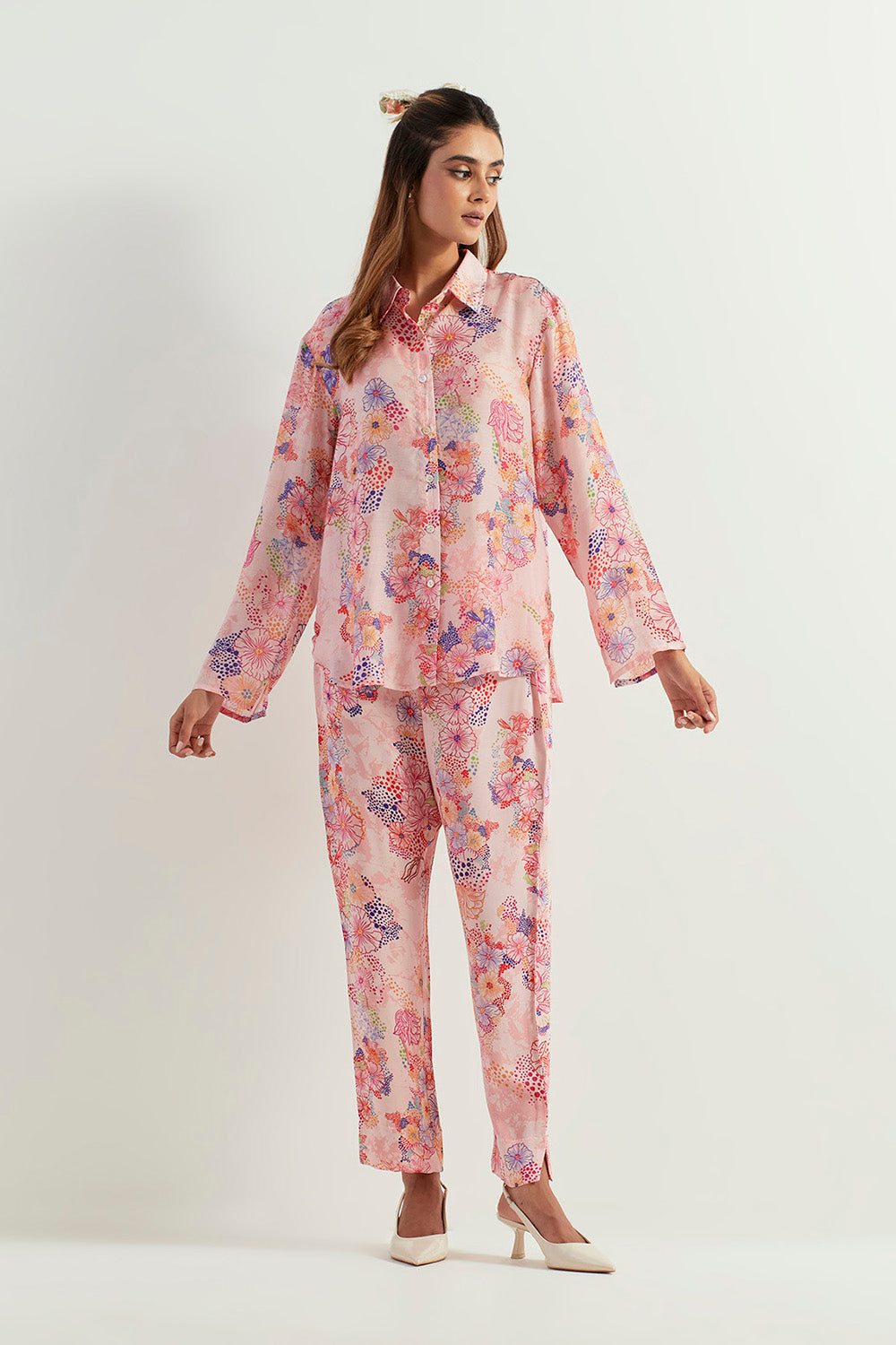 Multi Colour Shirt With Pants