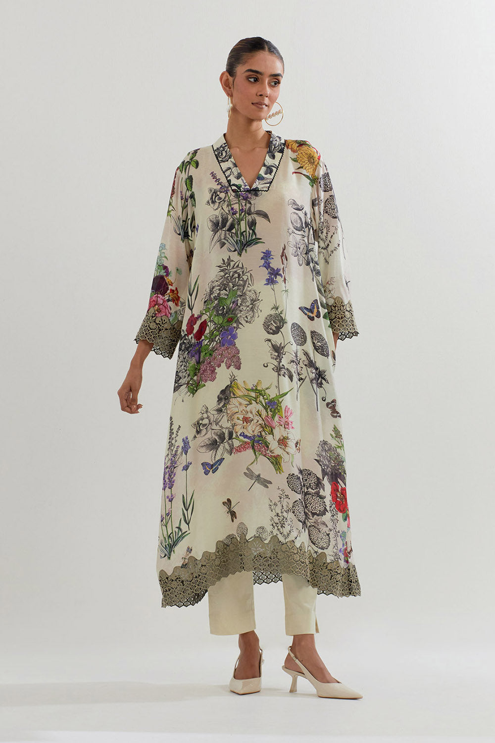 Multi Colour Tunic With Pant