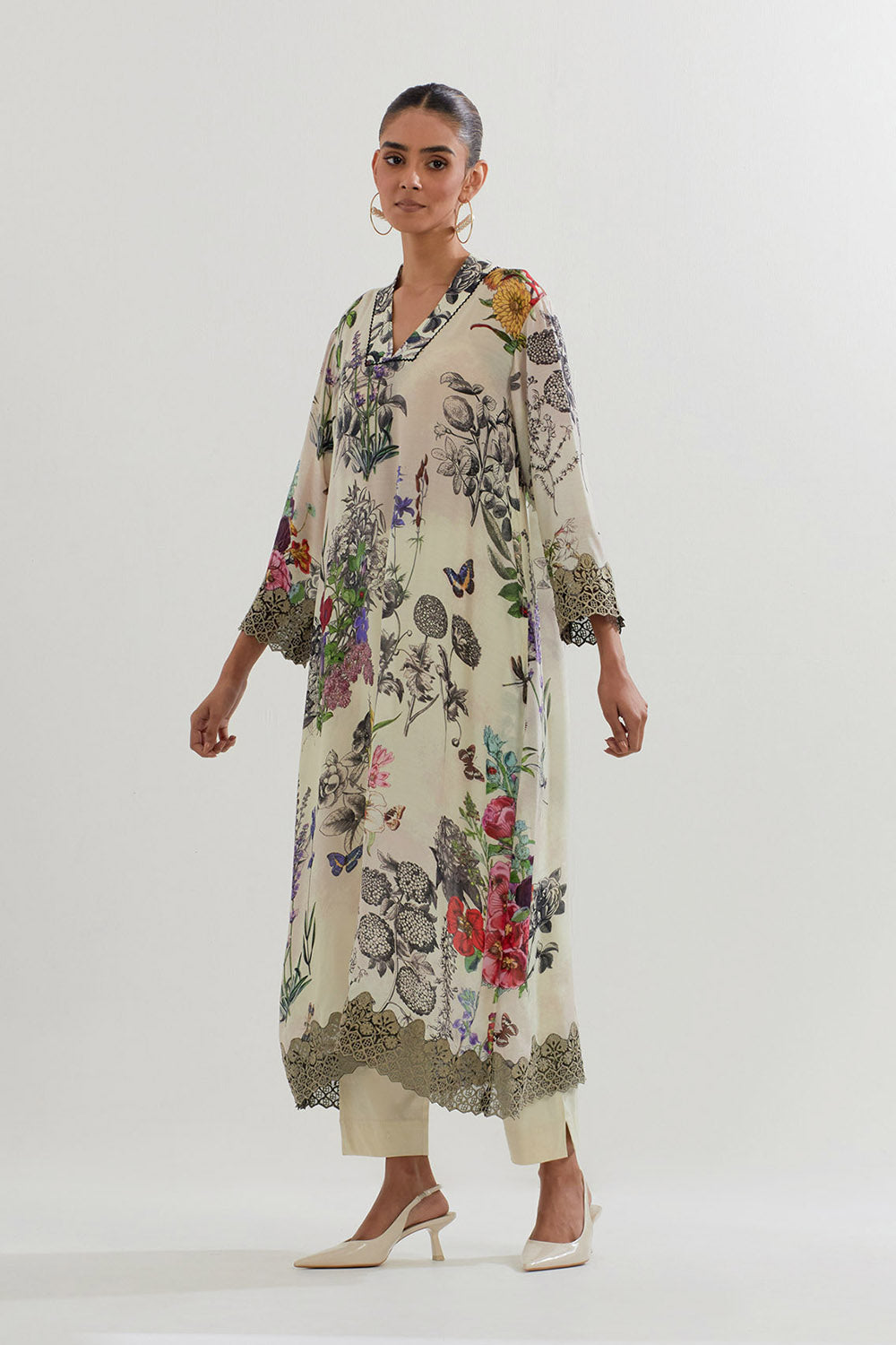 Multi Colour Tunic With Pant