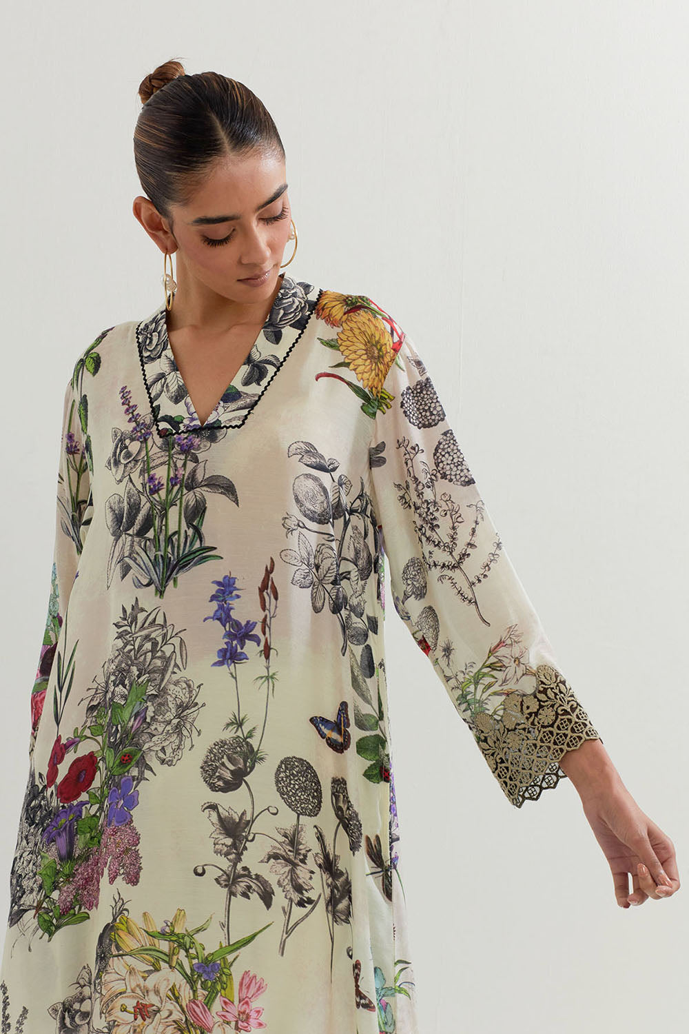 Multi Colour Tunic With Pant