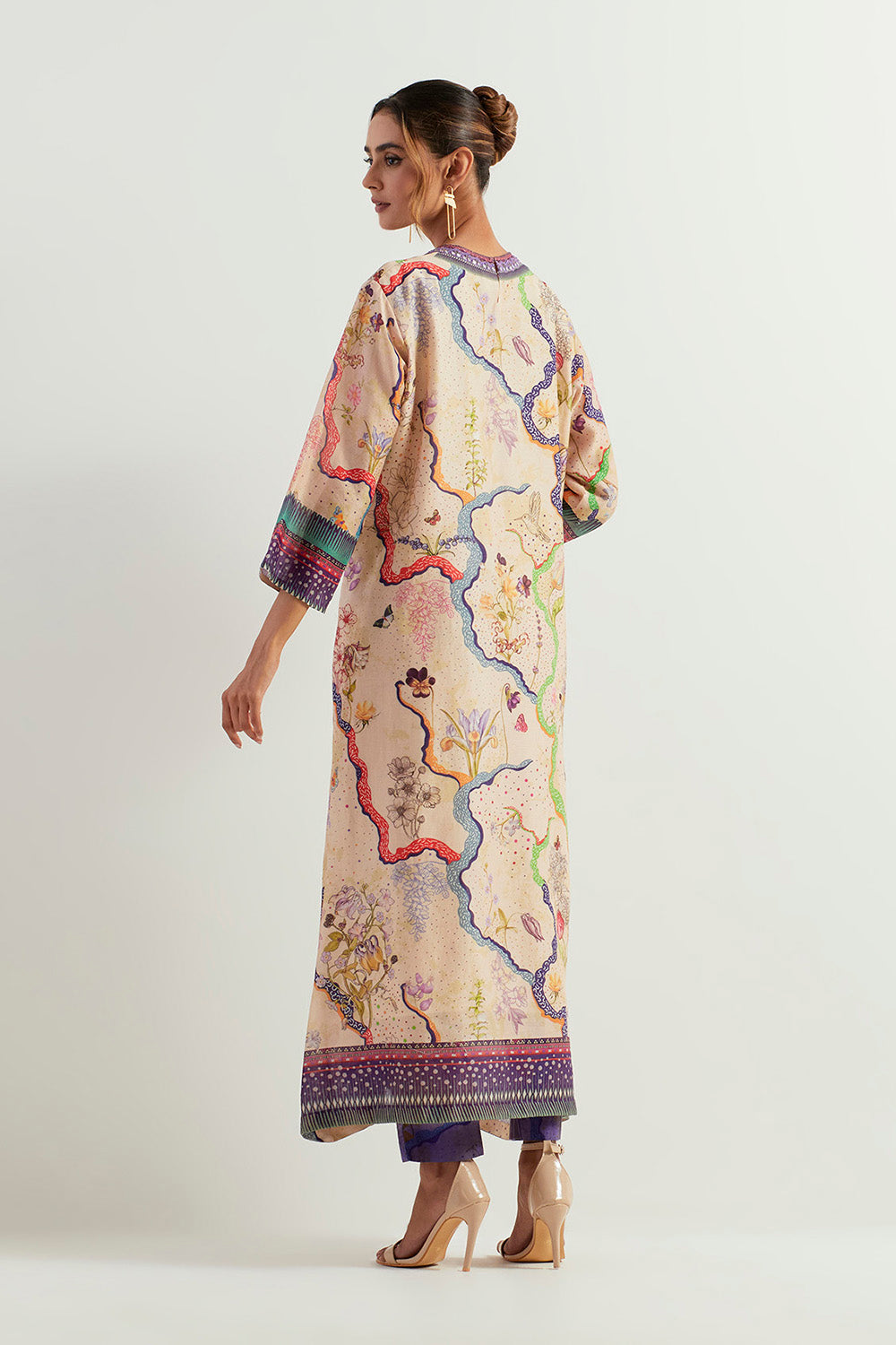 Multi Colour Tunic With Pants