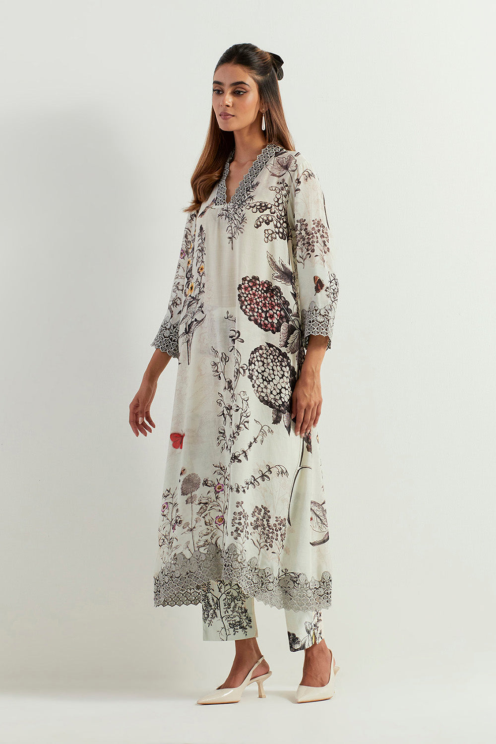Multi Colour Tunic With Pants