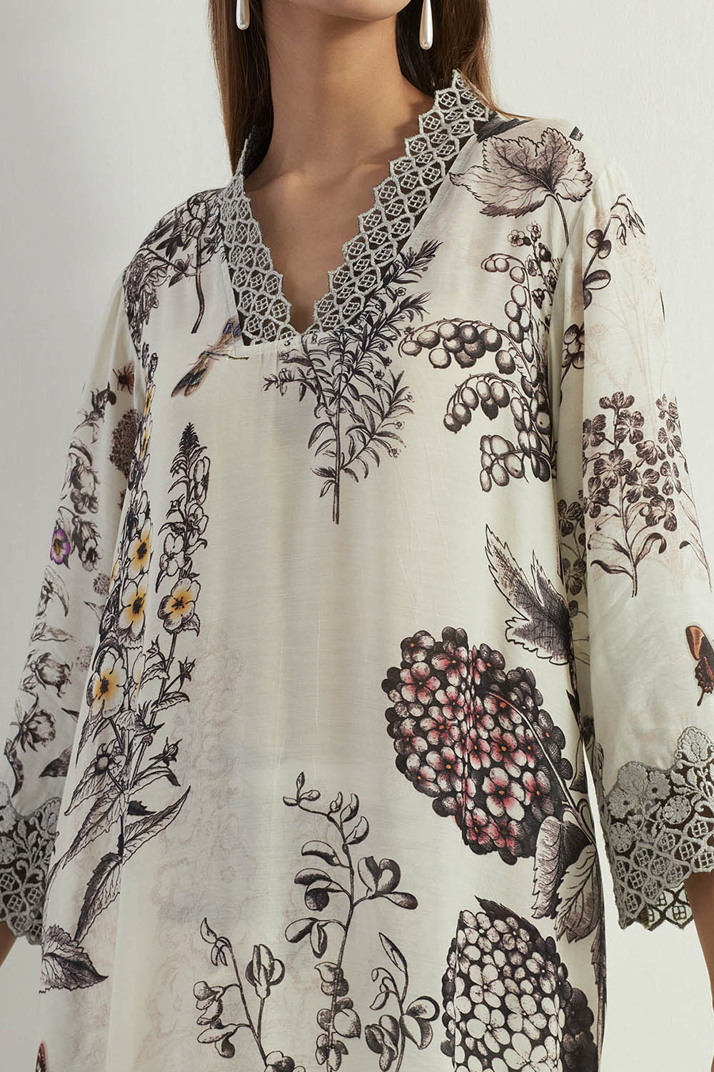 Multi Colour Tunic With Pants
