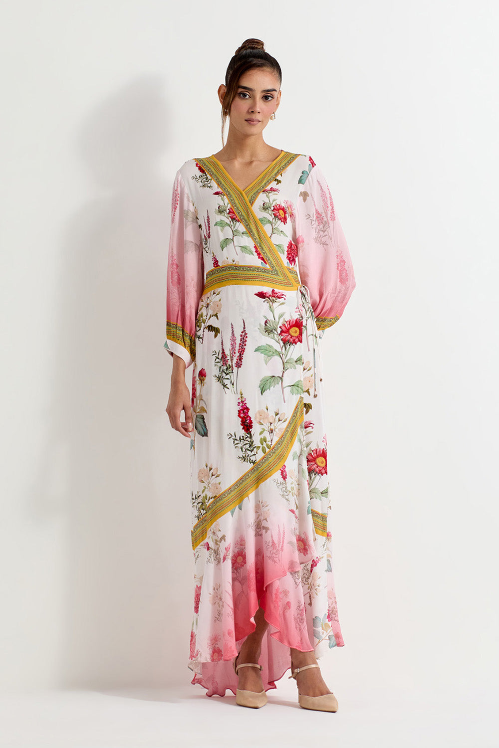 Multi Coloured Gerogette Dress