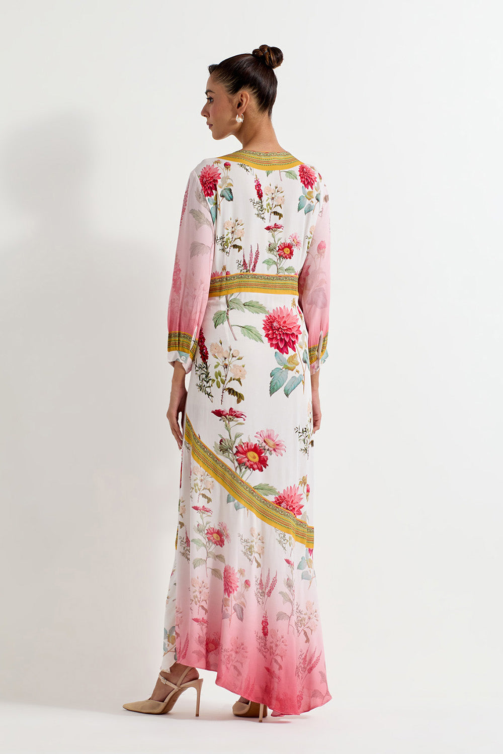 Multi Coloured Gerogette Dress