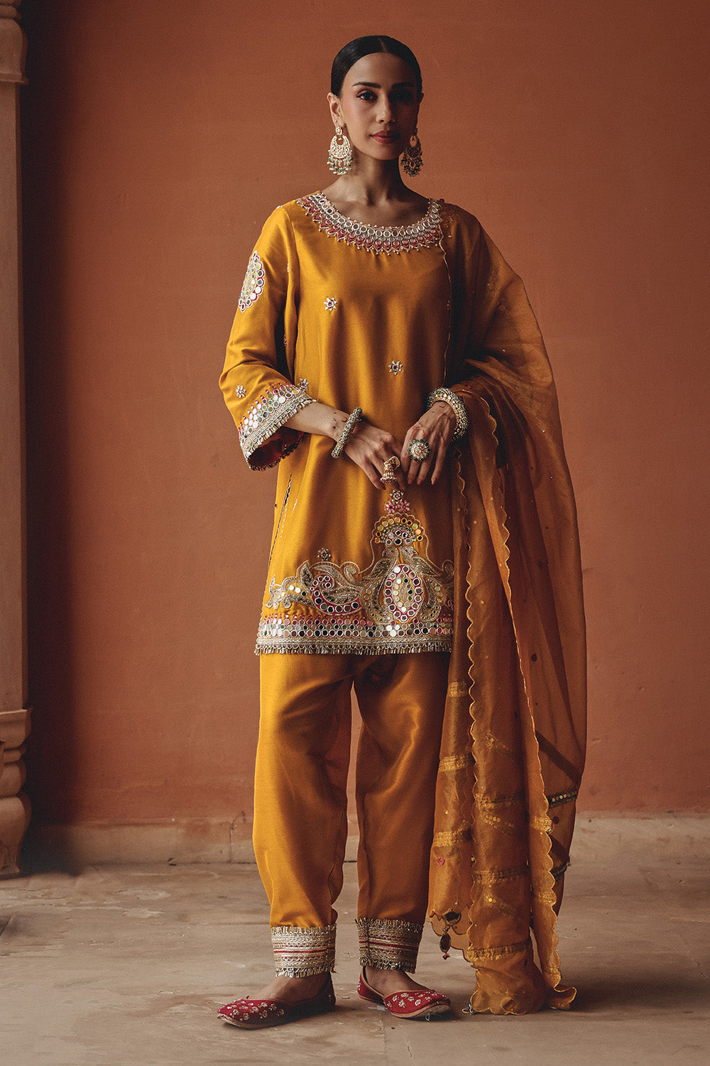 Mustard Gulzar Charm Set