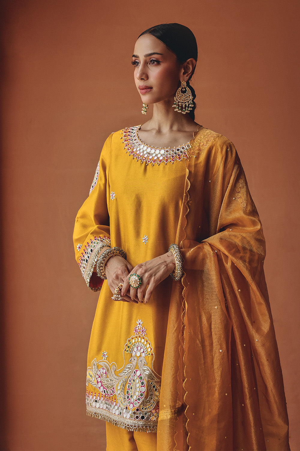 Mustard Gulzar Charm Set