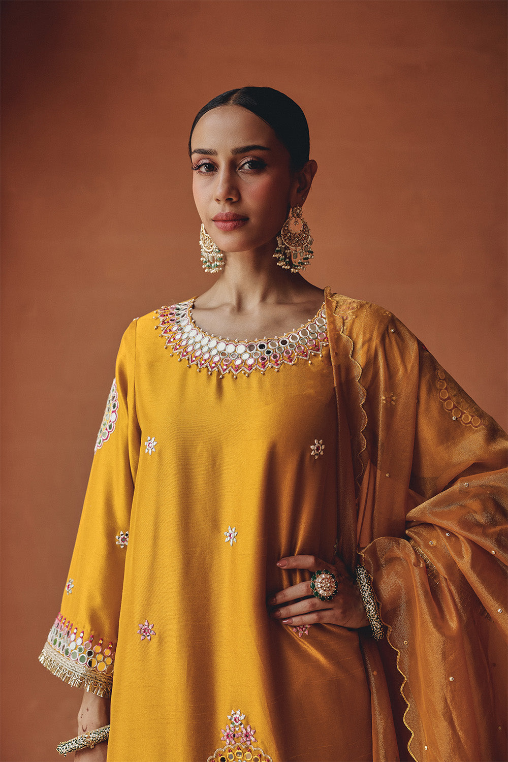 Mustard Gulzar Charm Set