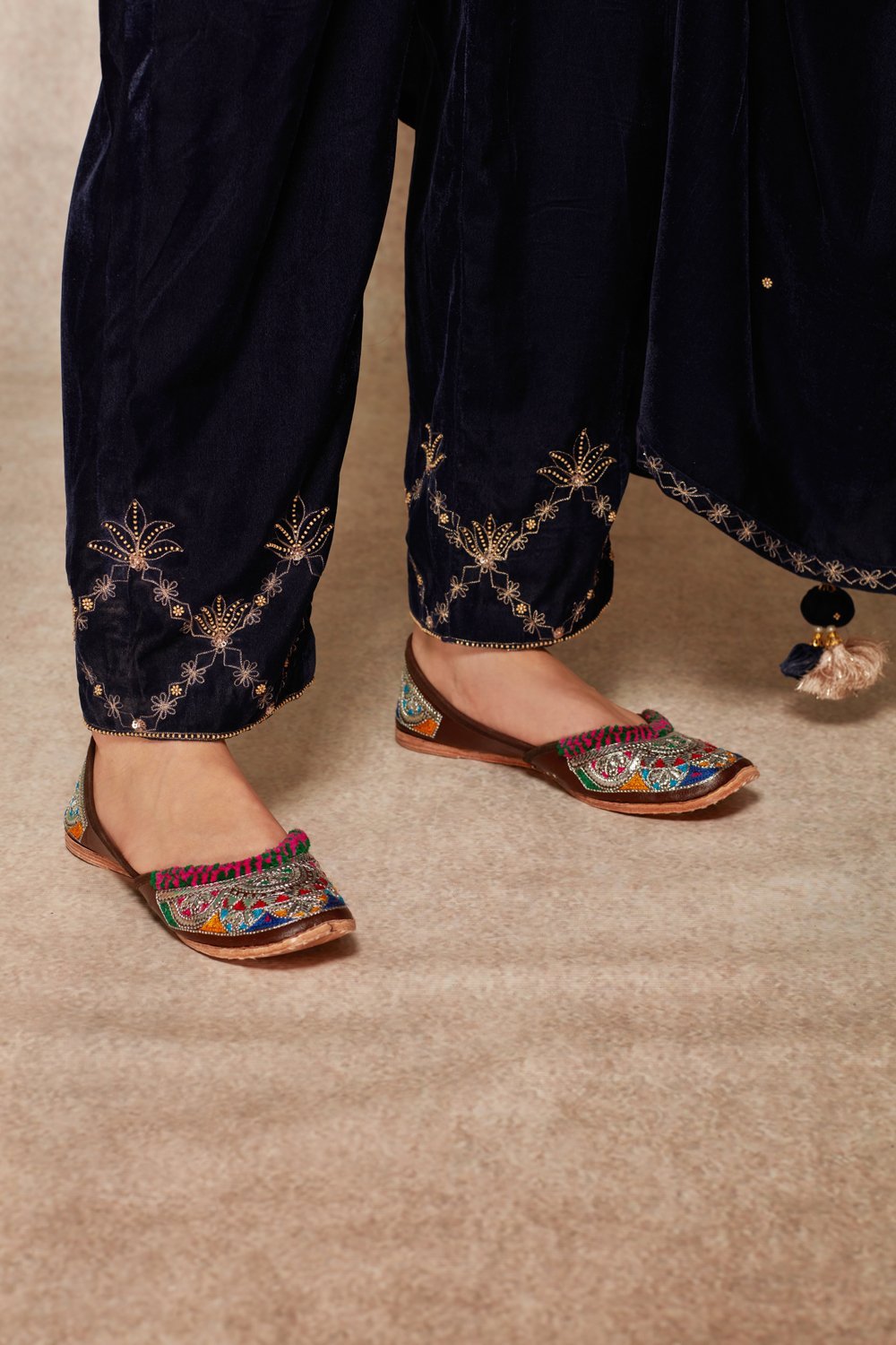 Navy Kurta Set - RTS