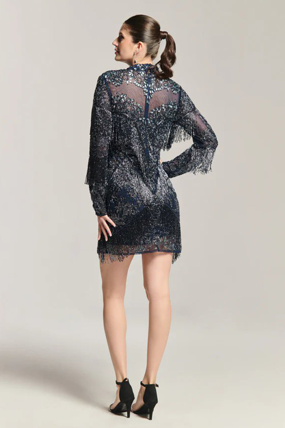 Navy Luxe Dress