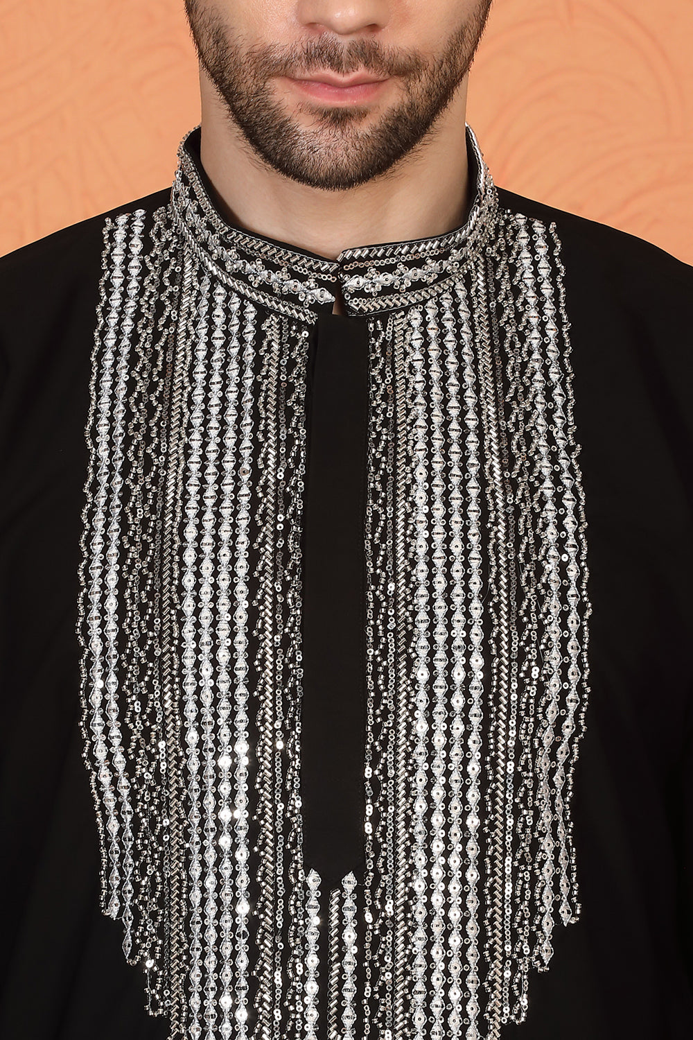 Nawaaz Embroidered Kurta with Loose Fit Parallel Matching Pants