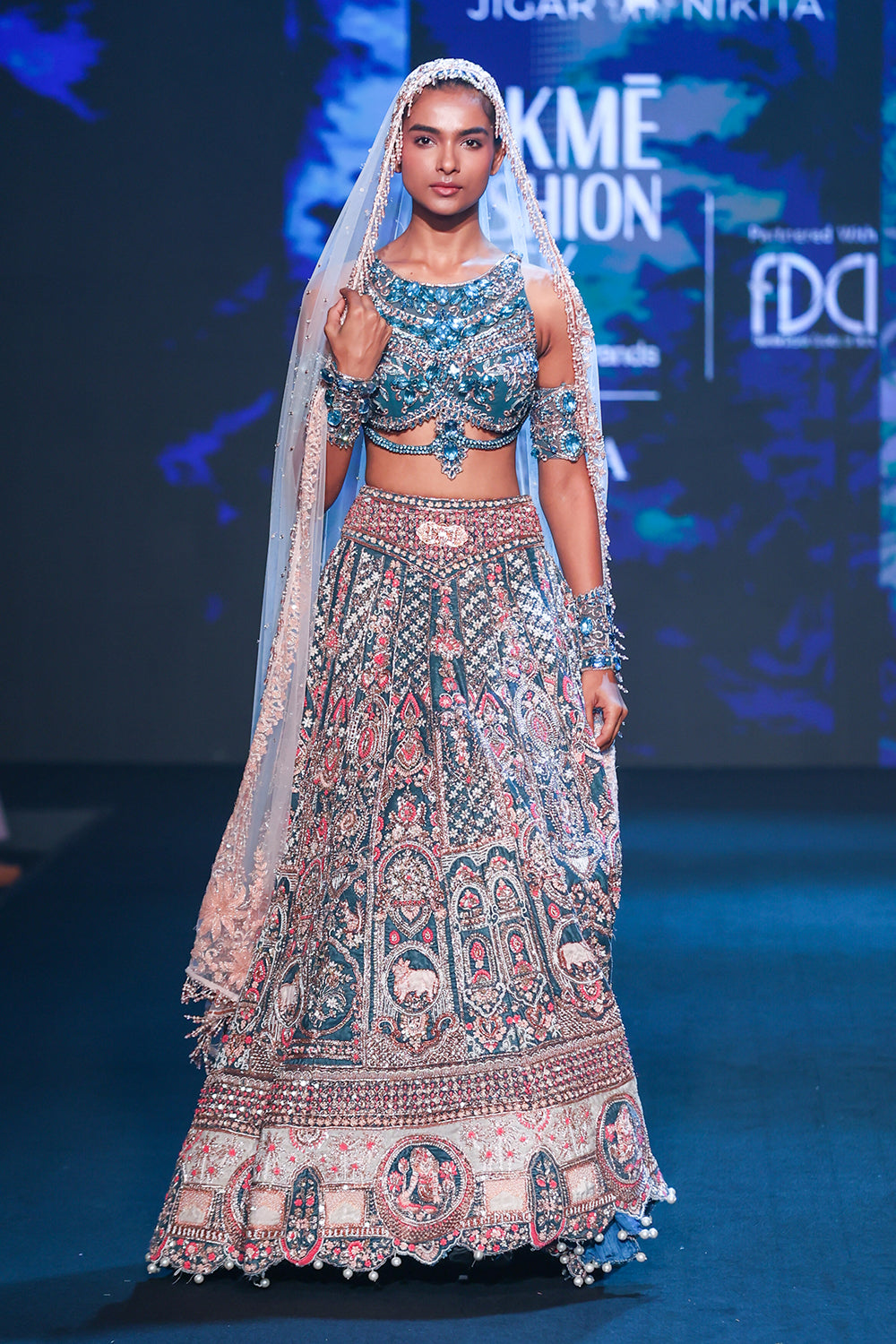 Neel Kamdhenu Lehenga Set